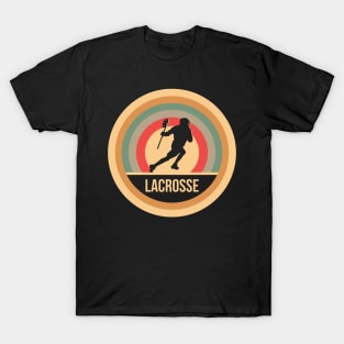 Retro Vintage Lacrosse Gift For Lacrosse Players T-Shirt